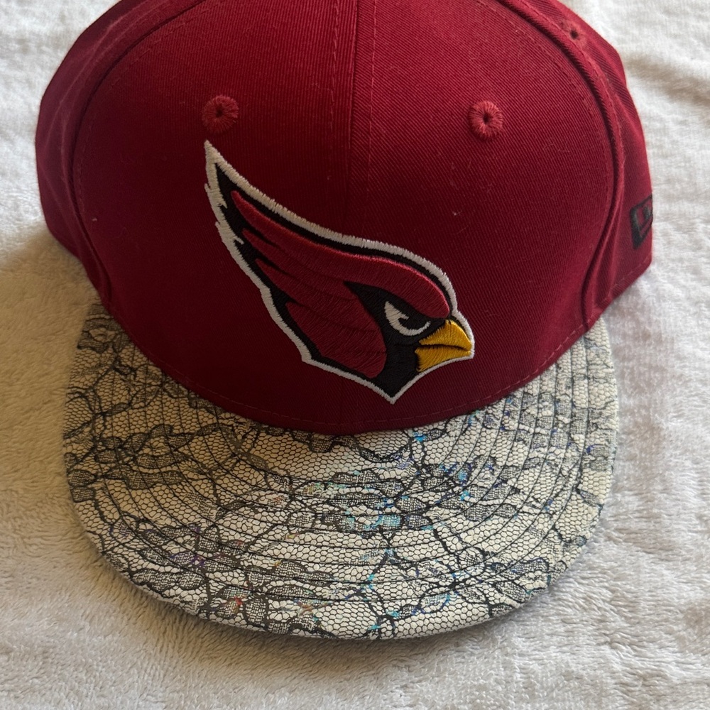 Red and Tan Women's Hat